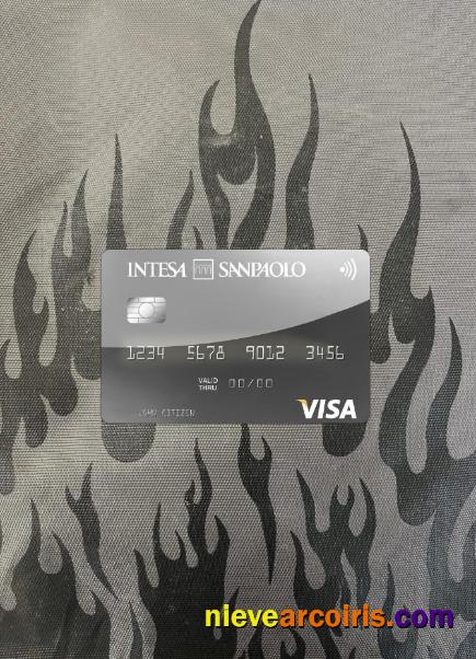 Albania Intesa Sanpaolo Bank visa card photolook